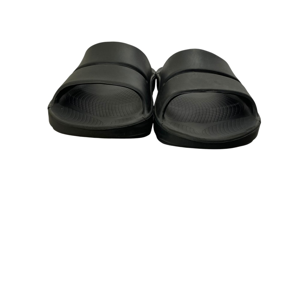 OOFOS OOahh Slide Sandals Black Recovery Support Footwear Wos-11 Men-9 Slip On